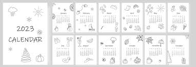 doodle calendar