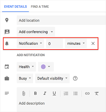 google calendar alerts