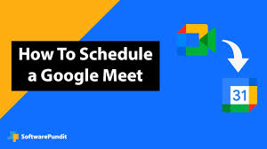 schedule a google meet