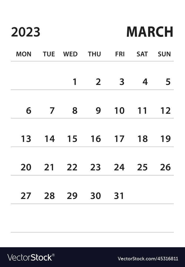 march 2023 calendar printable