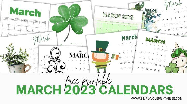 march 2023 printable calendar