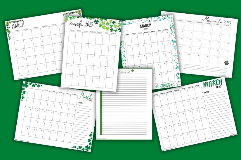printable calendar march 2023